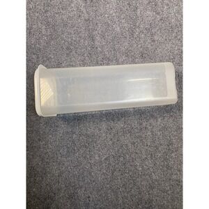Buddeez Bread Buddy Container - Plastic Storage Keeper Loaf White Lid
